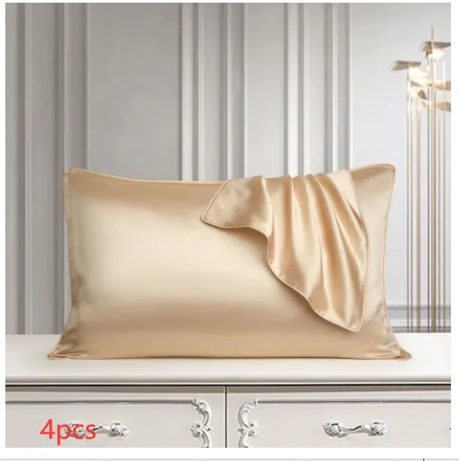 48x74cm mulberry silk single pillowcase in palace luxury style with reactive print.