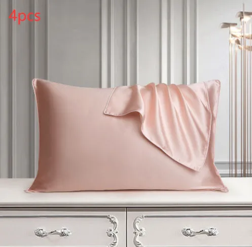 48x74cm mulberry silk single pillowcase in palace luxury style with reactive print.