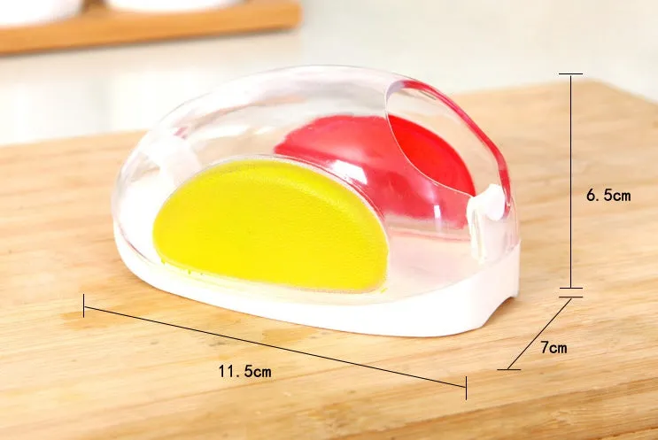 Corn kernel separator kitchen gadget with stainless steel blade and plastic case