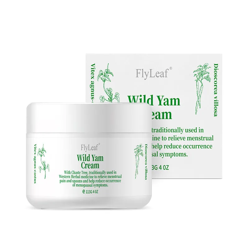 Wholesale wild yam moisturising cream 113g for face and body in a white jar