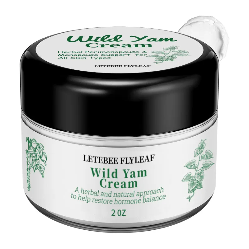 2 OZ jar of herbal wild yam moisturising face cream for wholesale supply