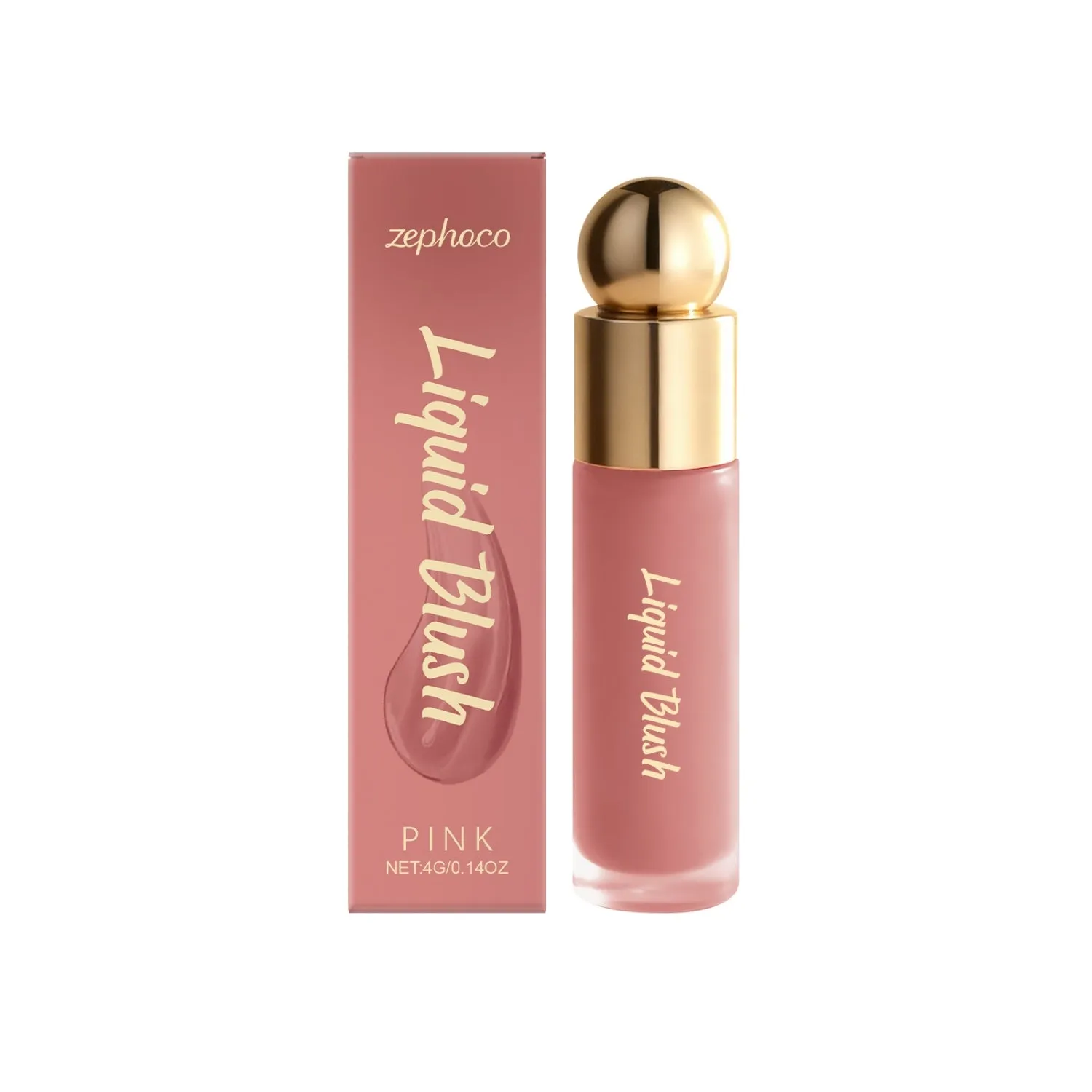 Zephoco Liquid Blush in three shades Pink Purple Red with glycerin and betaine 6ml