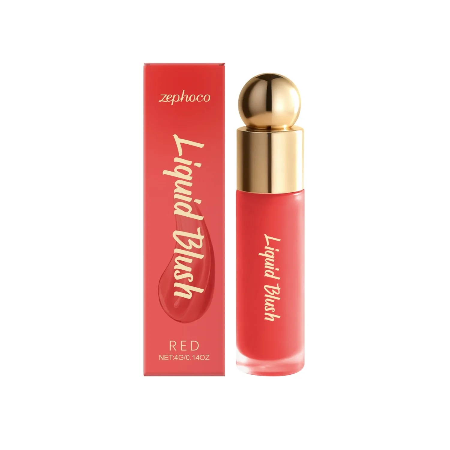 Zephoco Liquid Blush in three shades Pink Purple Red with glycerin and betaine 6ml