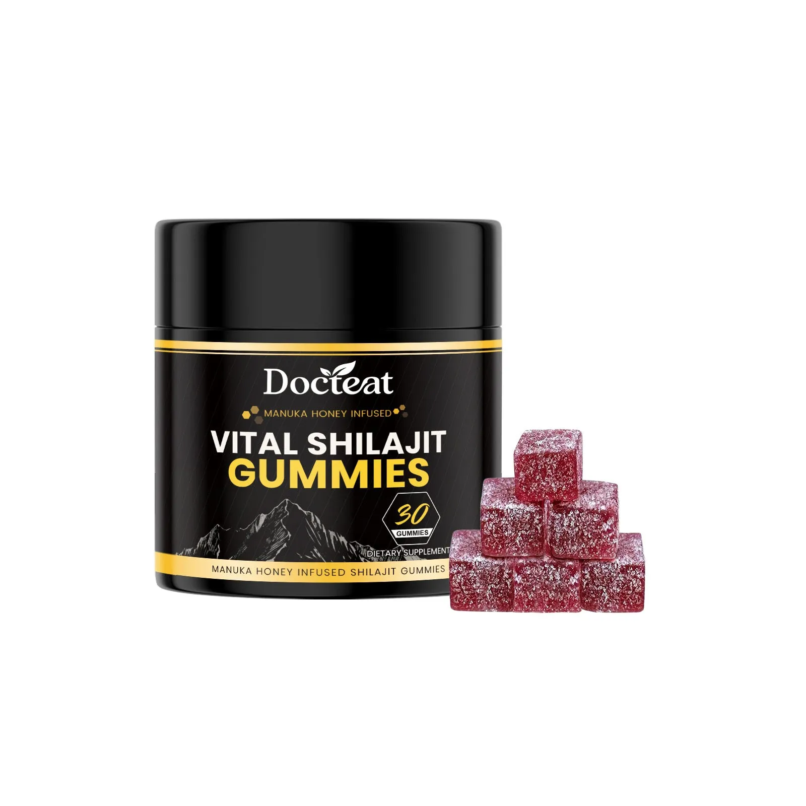 Xilaizhi Soft Candy 30 gummies container with Shilajit and Ashwagandha extracts