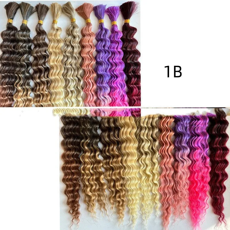 Boho Braids deep twist synthetic hair extension in beach wave style, 22 inch 100g domestic silk fibre