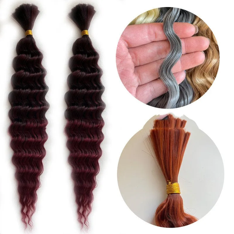 Boho Braids deep twist synthetic hair extension in beach wave style, 22 inch 100g domestic silk fibre