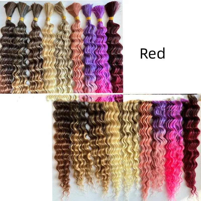 Boho Braids deep twist synthetic hair extension in beach wave style, 22 inch 100g domestic silk fibre