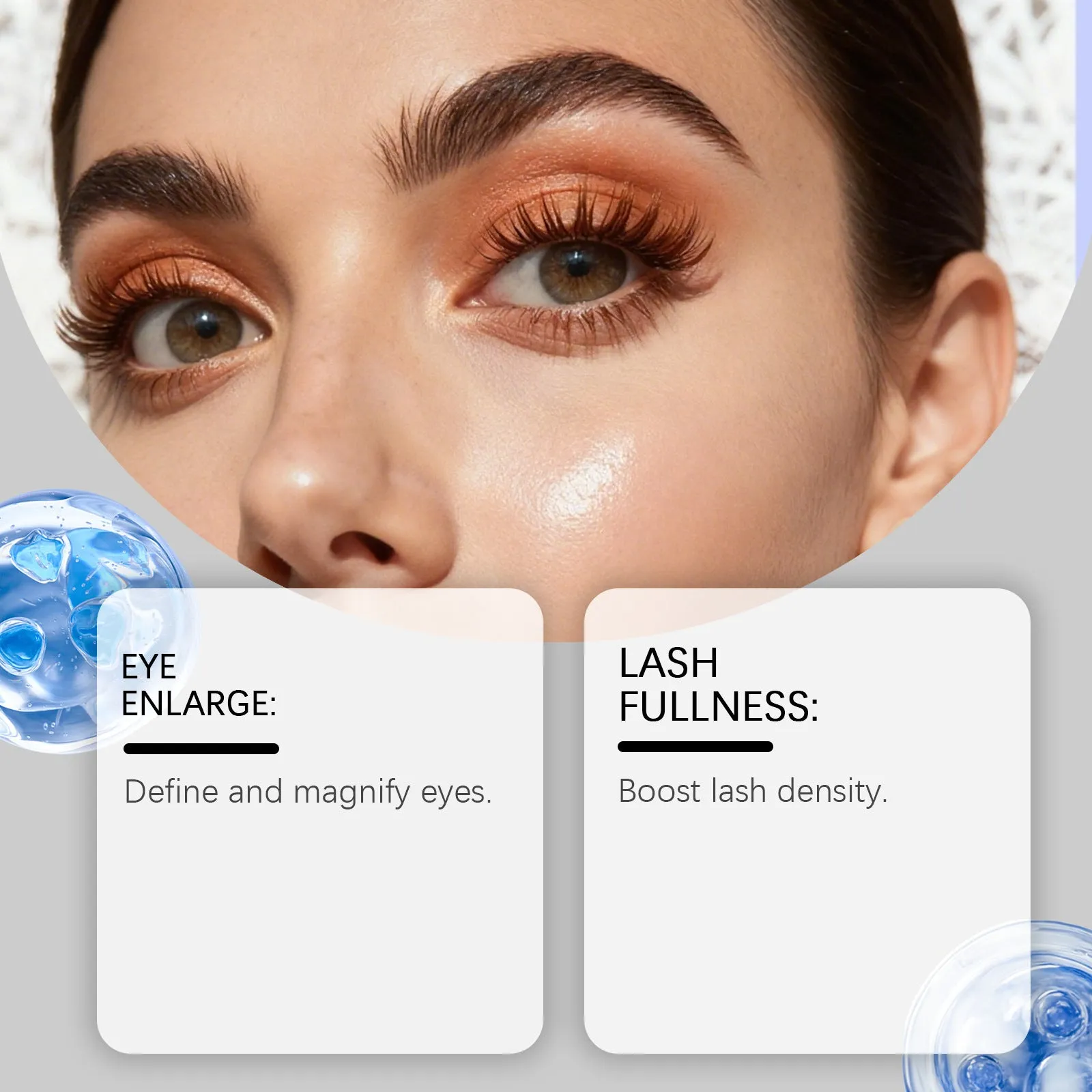 Lightweight smudge-proof mascara 5g tube with natural curl, beeswax formula for daily use