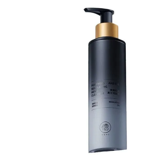 150ml men's oil control facial cleanser bottle for blackhead and acne removal