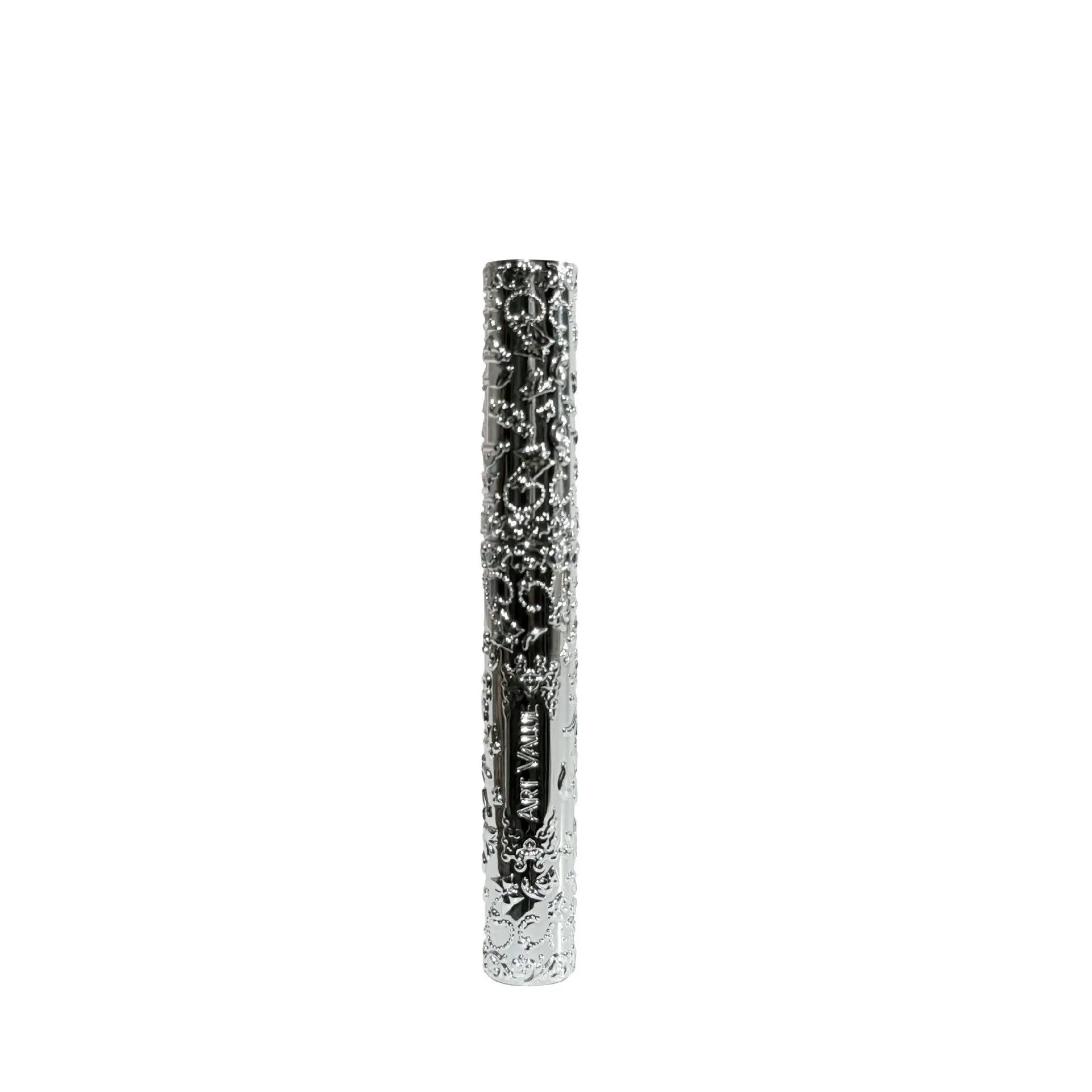 White matte case Velvet Mist Lip Mud Lipstick showing six colour shades