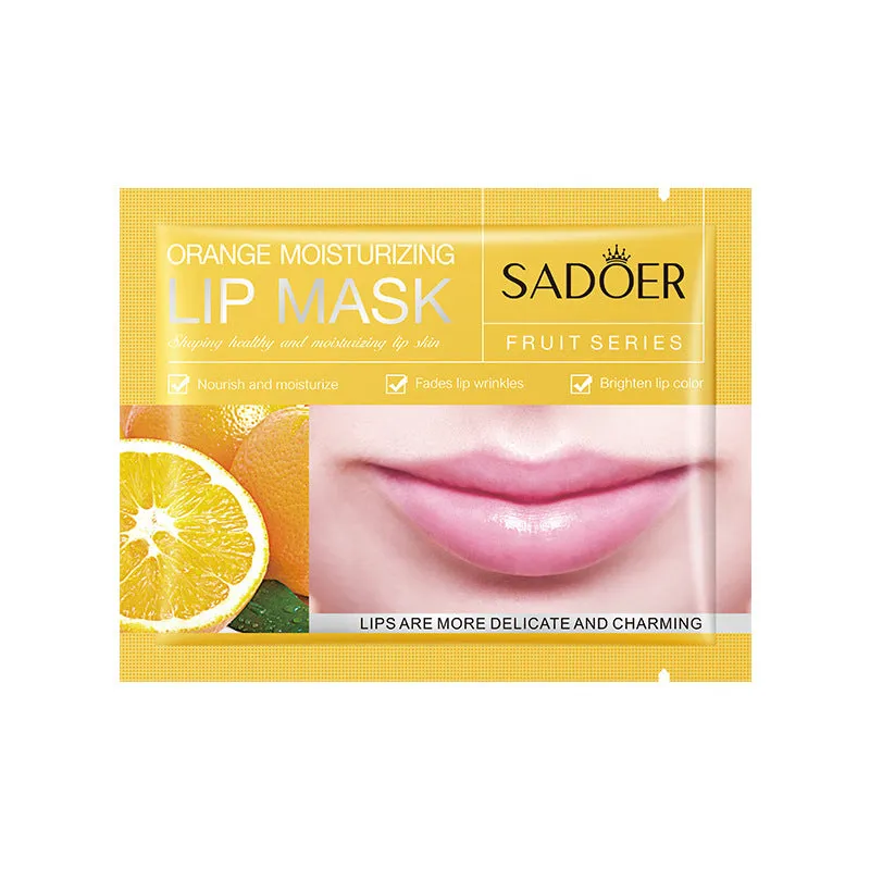 SADOER Avocado Fruit Series Lip Mask 8g tube with avocado and fruit design
