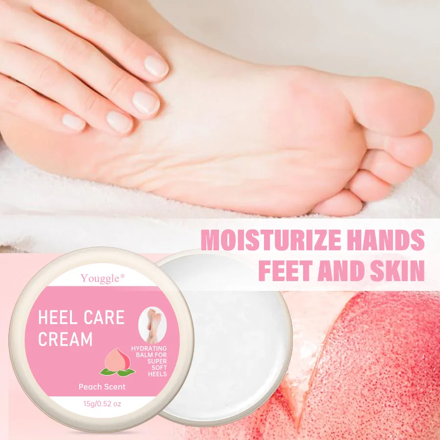 Peach foot cream organic cracked heels intensive moisturising foot repair cream 15g tube