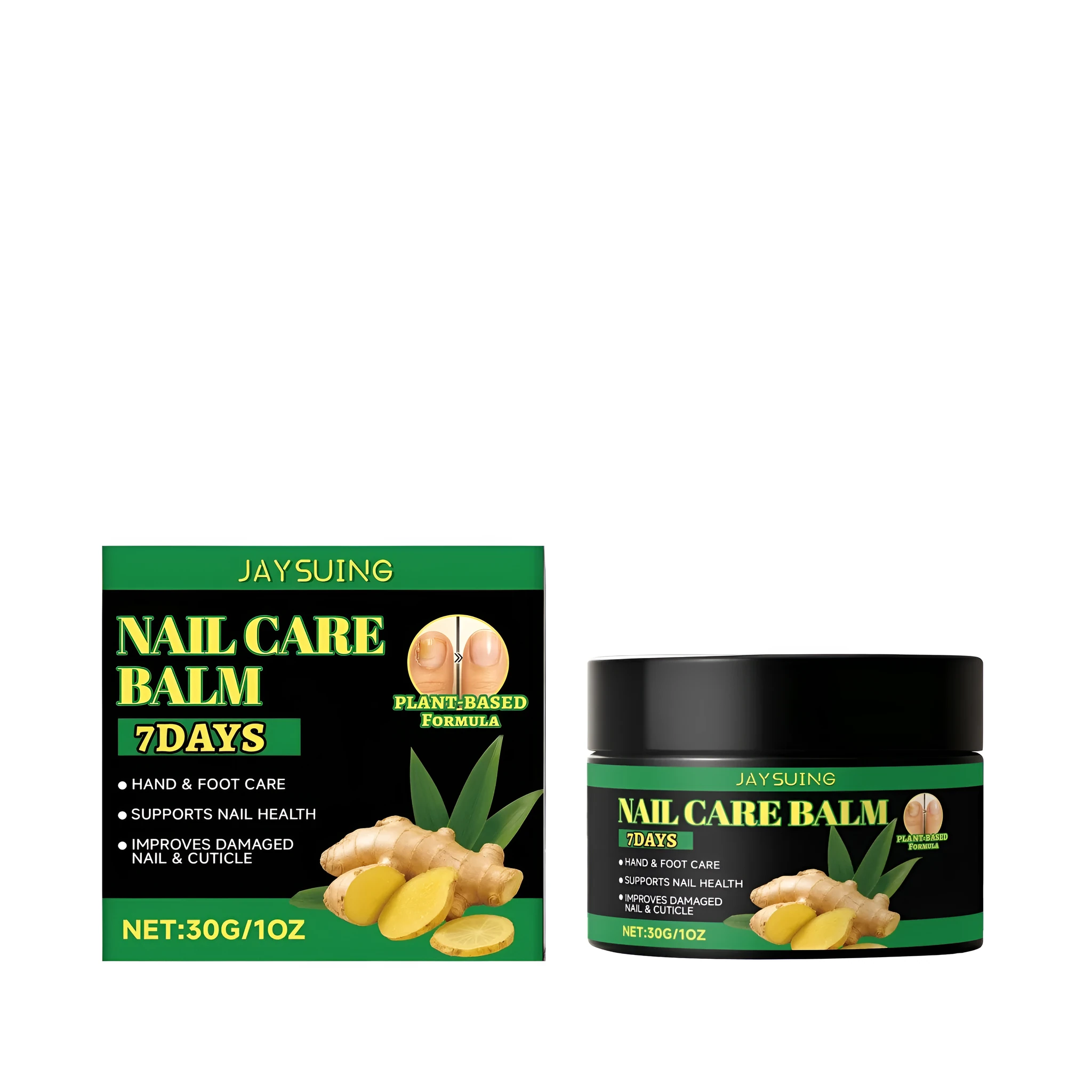 Nail care balm 30g tube with peppermint extract and glycerin cuticle cream for dry nails
