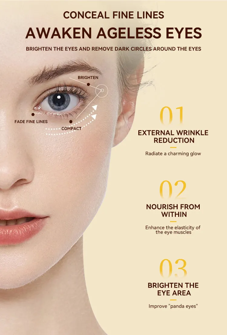 DR.ROSEVA Anti-Wrinkle Collagen Eye Cream 76g jar with hydrating formula for dark circles and fine lines