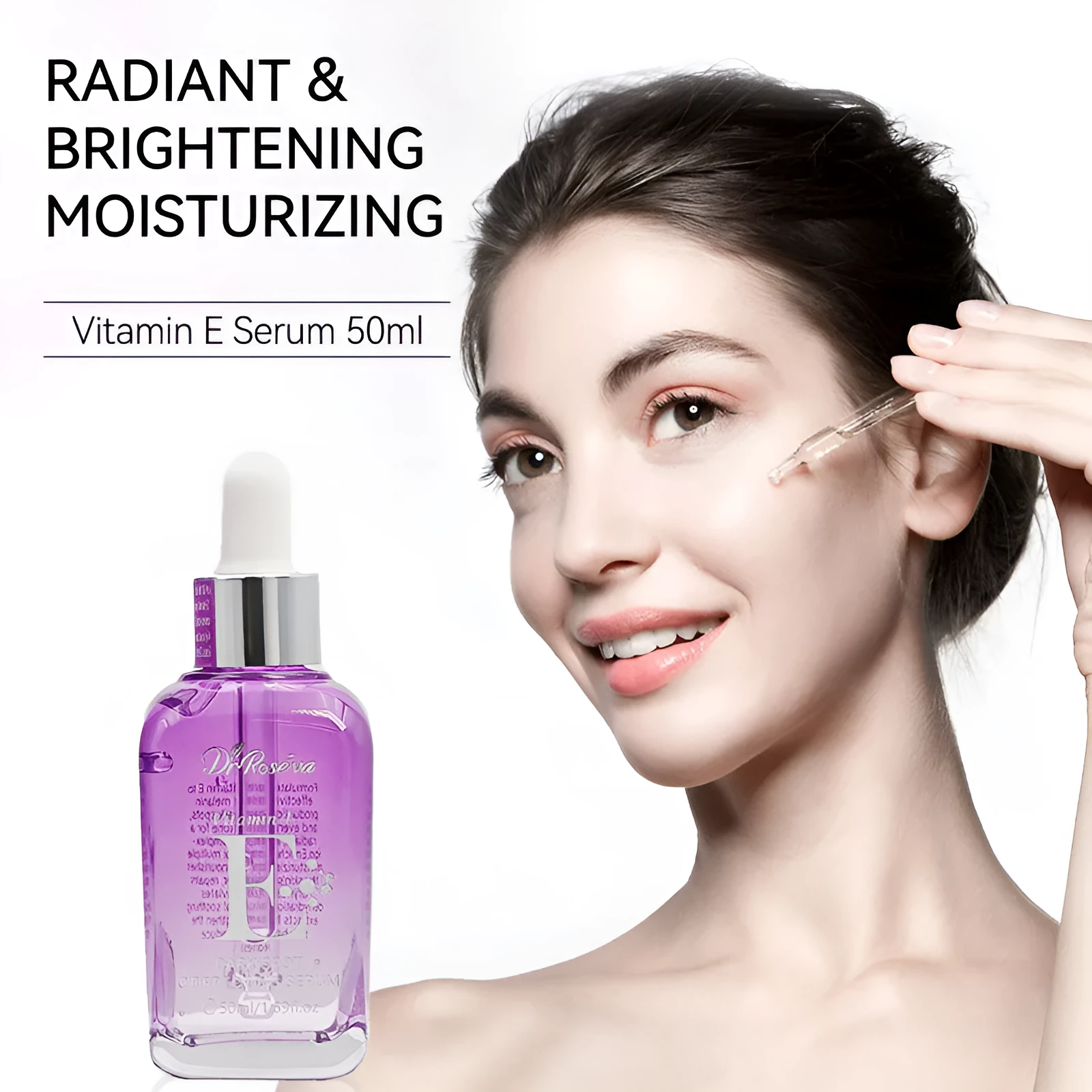 DR.ROSEVA Collagen Repair Facial Serum 50ml in bottle packaging with organic retinol formula