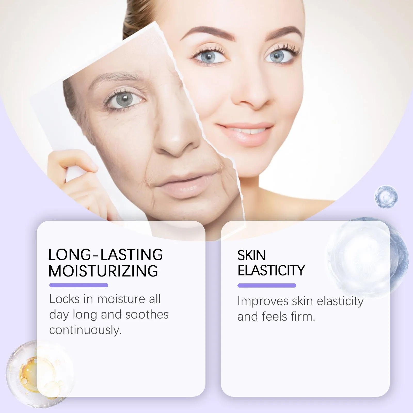 30g jar of retinol neck cream with ceramide and peptide formula for daily moisturising