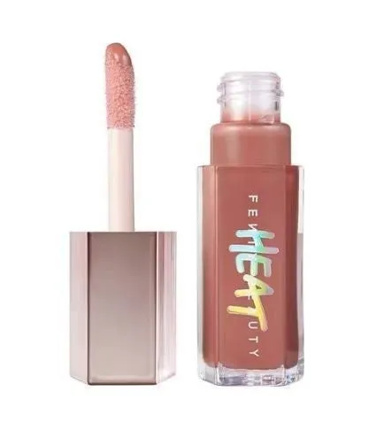 Mirror Water Light Highlight Lip Lacquer lip gloss tube with wand applicator in streamer 01 Fenty Glow