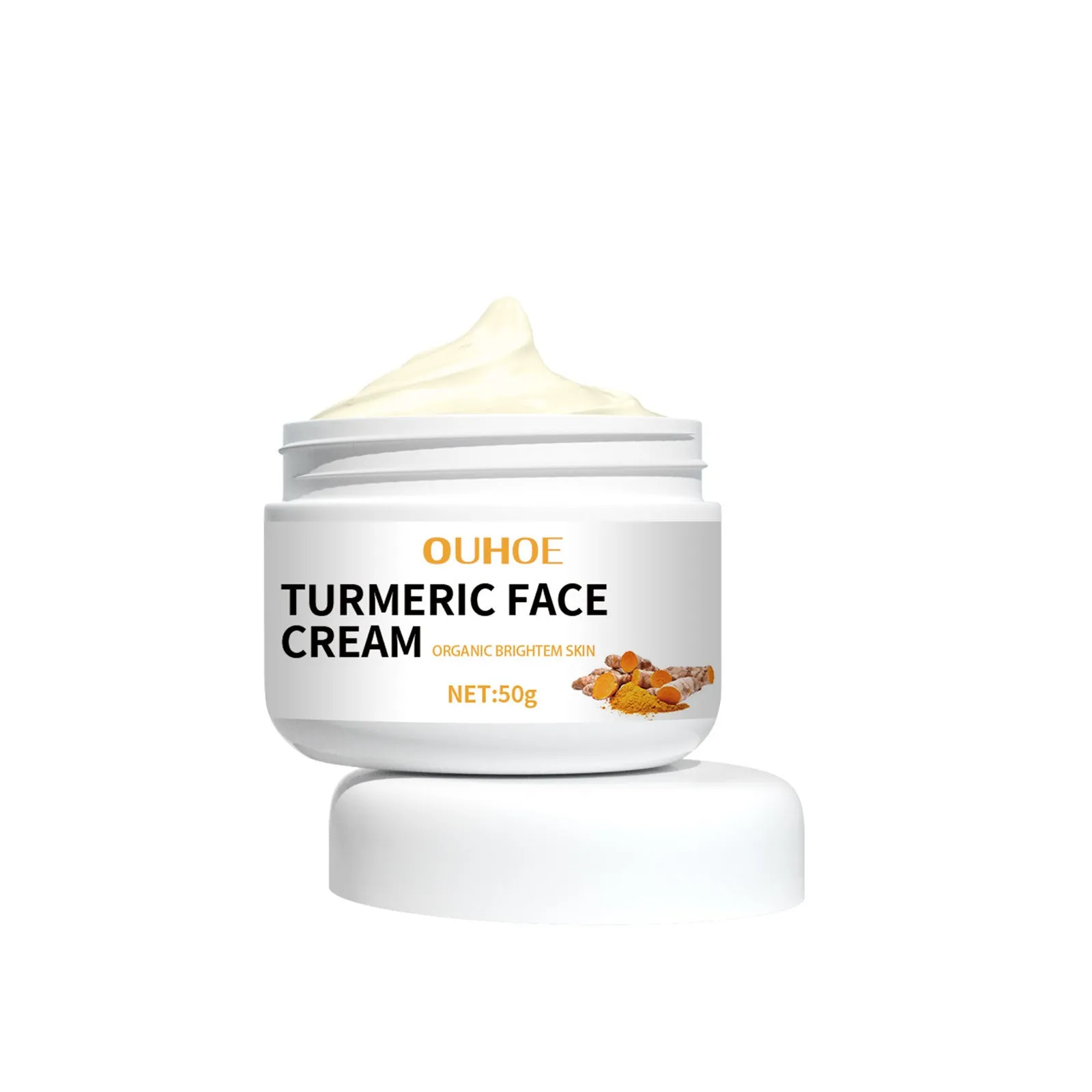 50g moisturising hydrating nourishing face cream for adults in a white pot