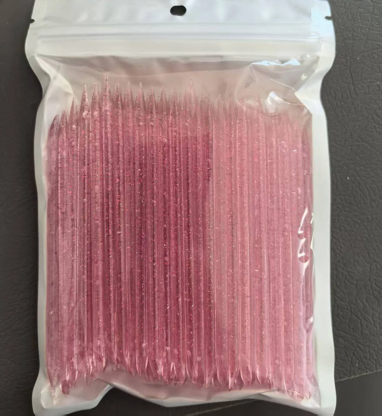 100pcs nail drill glue sticks 7.5cm and 9.3cm crystal rods in multiple colours for manicure