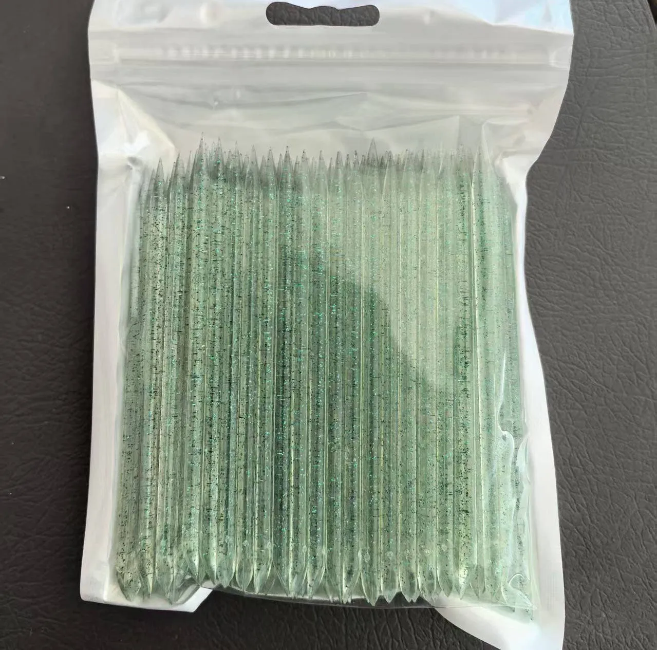 100pcs nail drill glue sticks 7.5cm and 9.3cm crystal rods in multiple colours for manicure