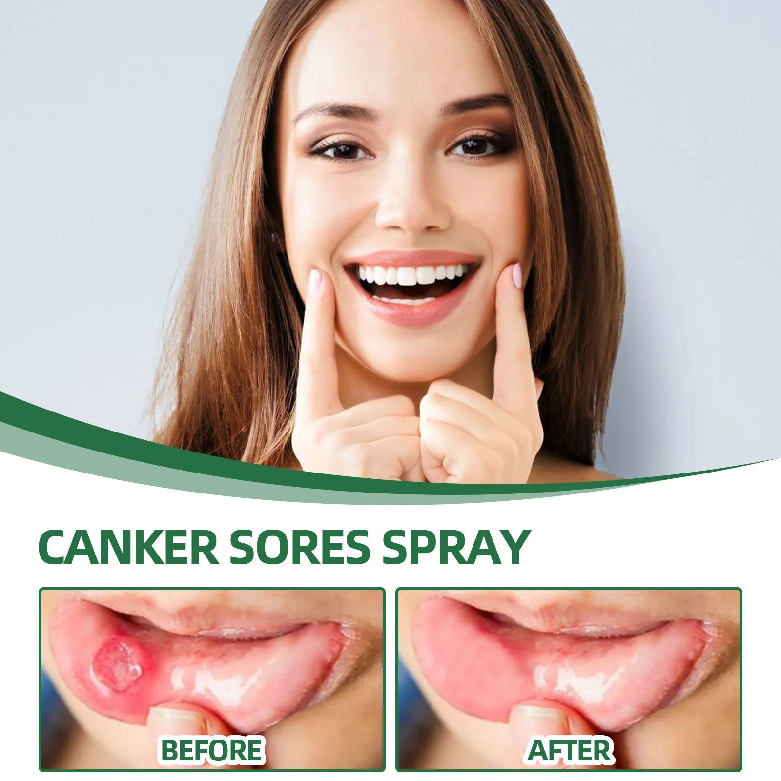 20ml mint flavour oral care spray in boxed packaging for breath freshening
