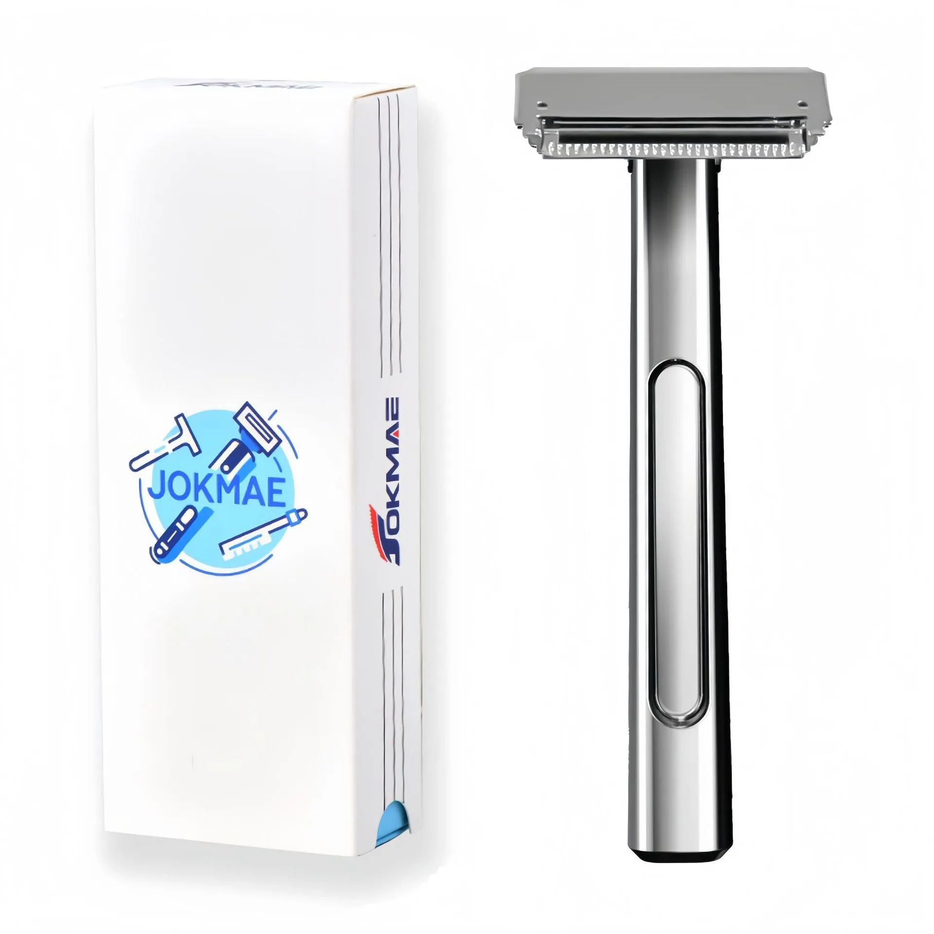 20T double-layer half-blade manual shaver in silver, gun colour, bronze, and gold-plated purple finishes
