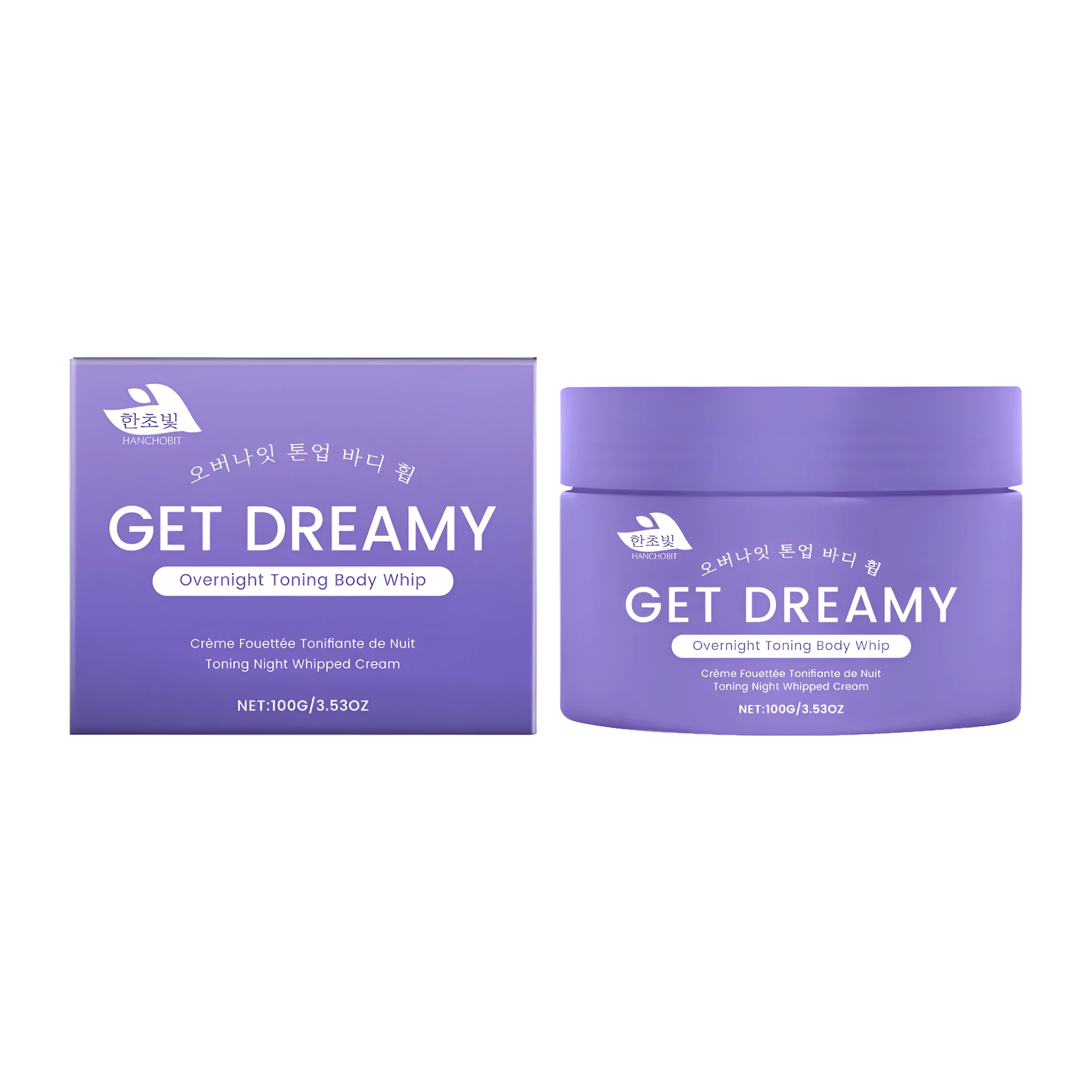 Toning Night Whipped Cream 100g lifting cream jar with a whipped texture for nighttime face care