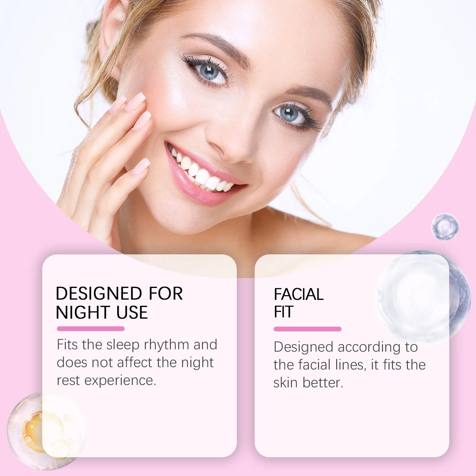 144 pack facial fine lines nursing adhesive patches with hyaluronic acid formula