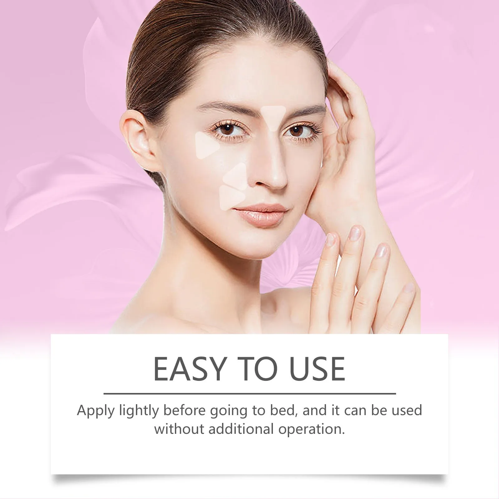 144 pack facial fine lines nursing adhesive patches with hyaluronic acid formula