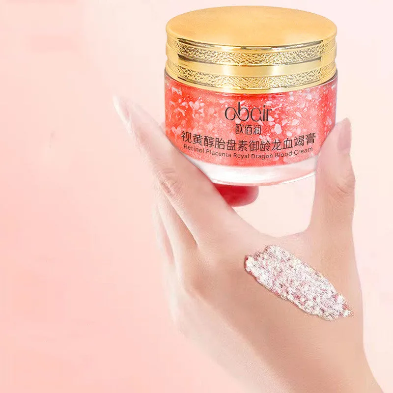 50g pot of retinol dragon's blood moisturising face cream for normal skin