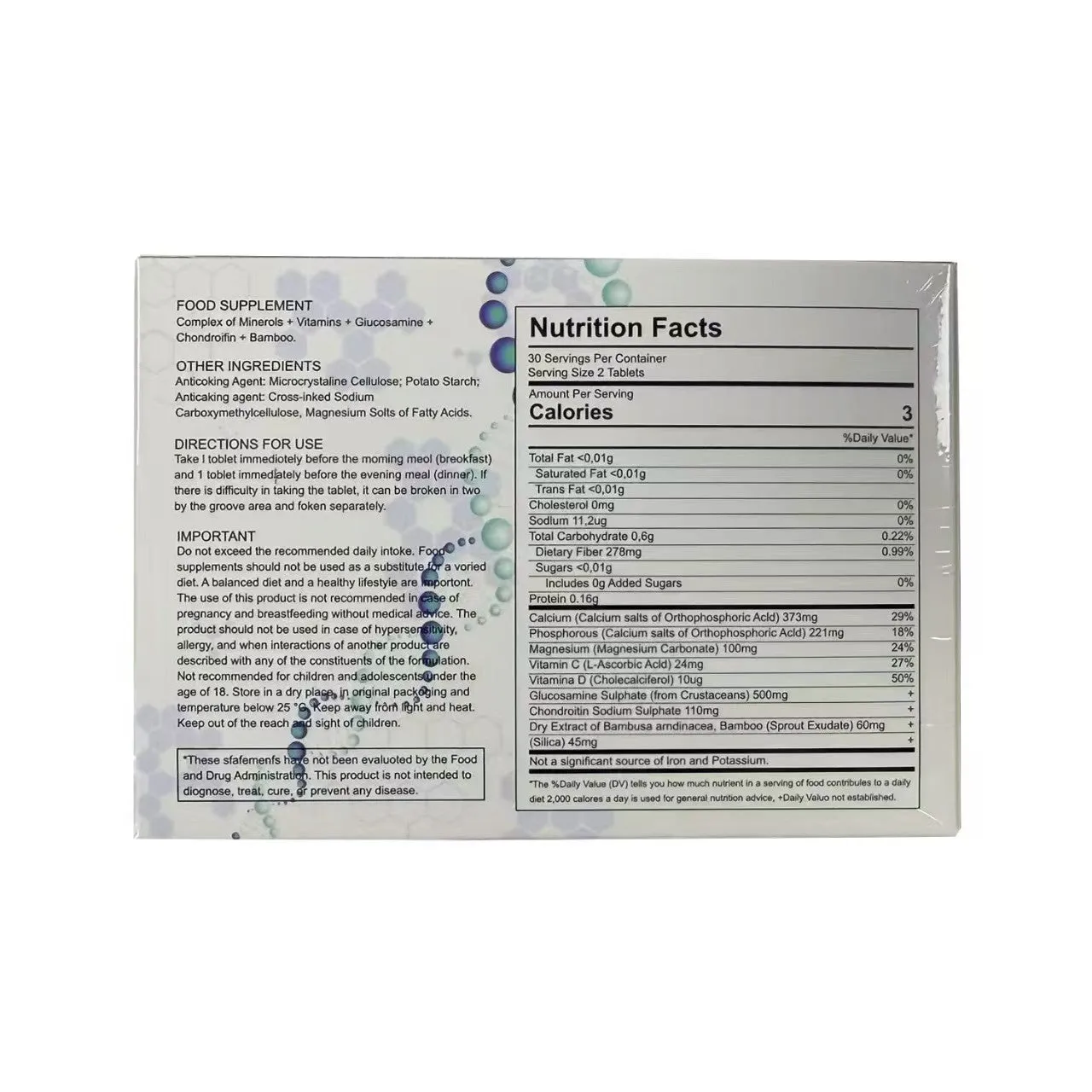 Calcitrin Gold Tablet bottle with 60 film-coated tablets
