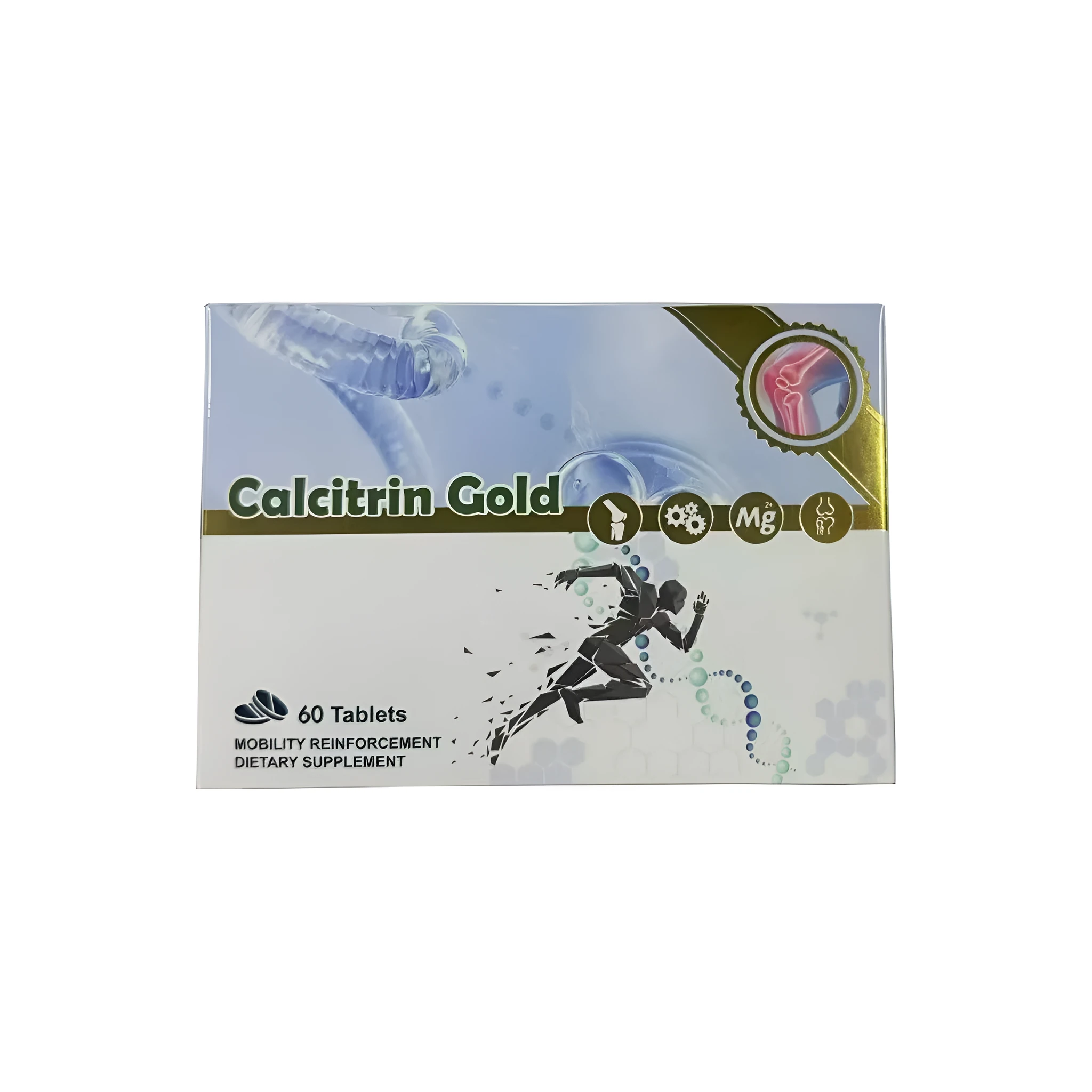 Calcitrin Gold Tablet bottle with 60 film-coated tablets