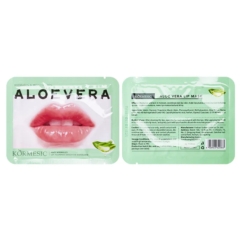 Wholesale English lip mask with aloe and blueberry fruit extracts, 8g, for women neutral skin