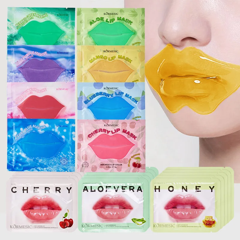 Wholesale English lip mask with aloe and blueberry fruit extracts, 8g, for women neutral skin