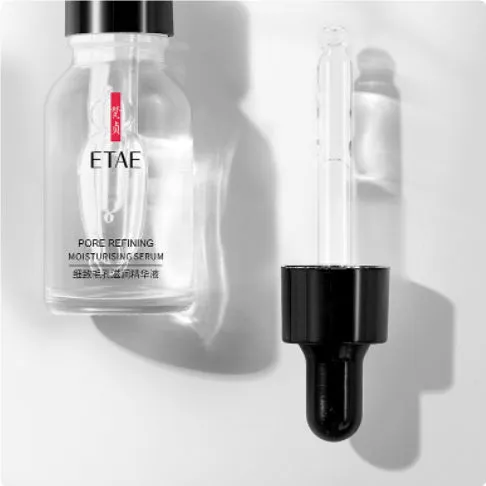 15ml facial serum bottle with hydrating pore minimising formula for universal skin