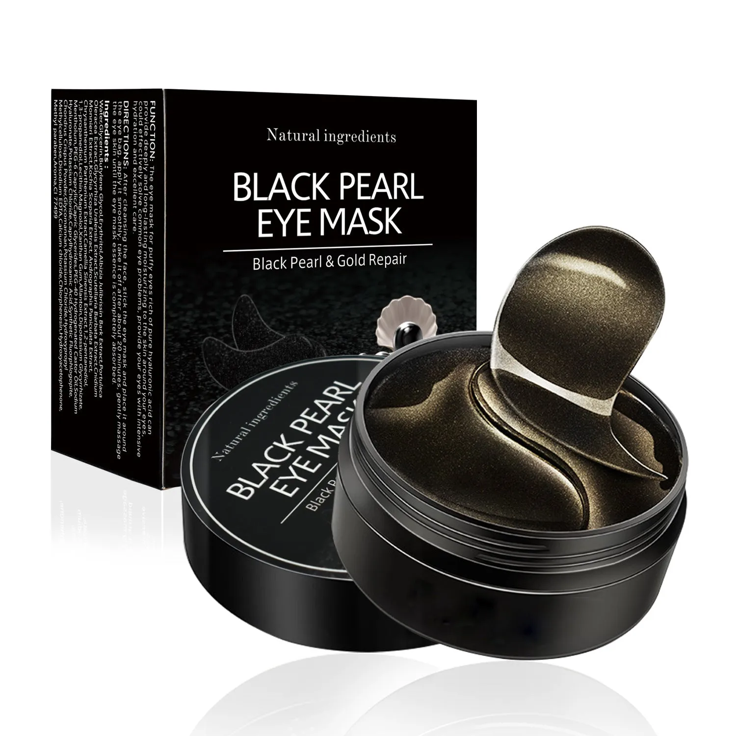 Moisturising gold eye mask for universal skin type hydration with 180 net content per box