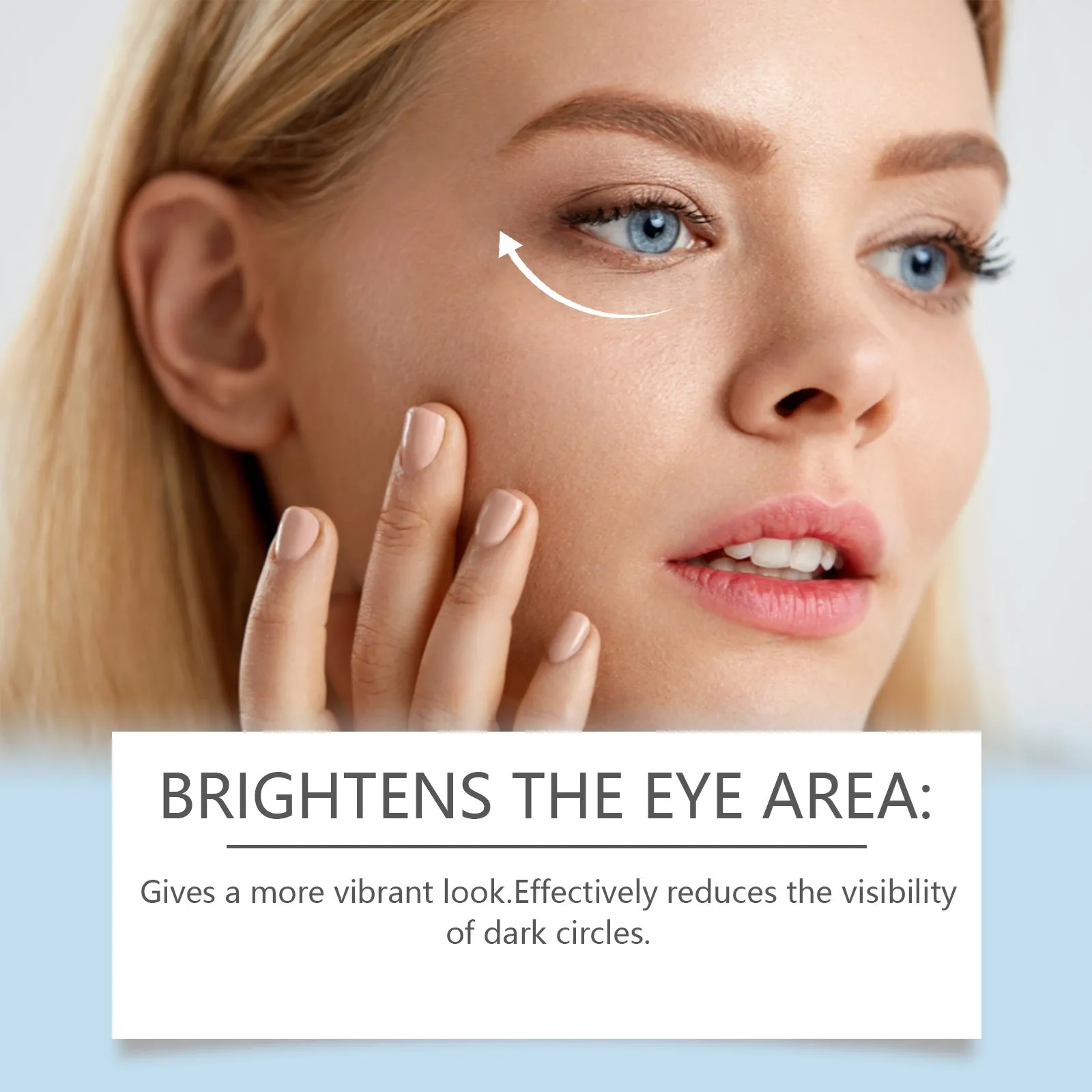 Hyaluronic acid eye mask 8 pairs 3.5x7 cm with collagen and vitamin C