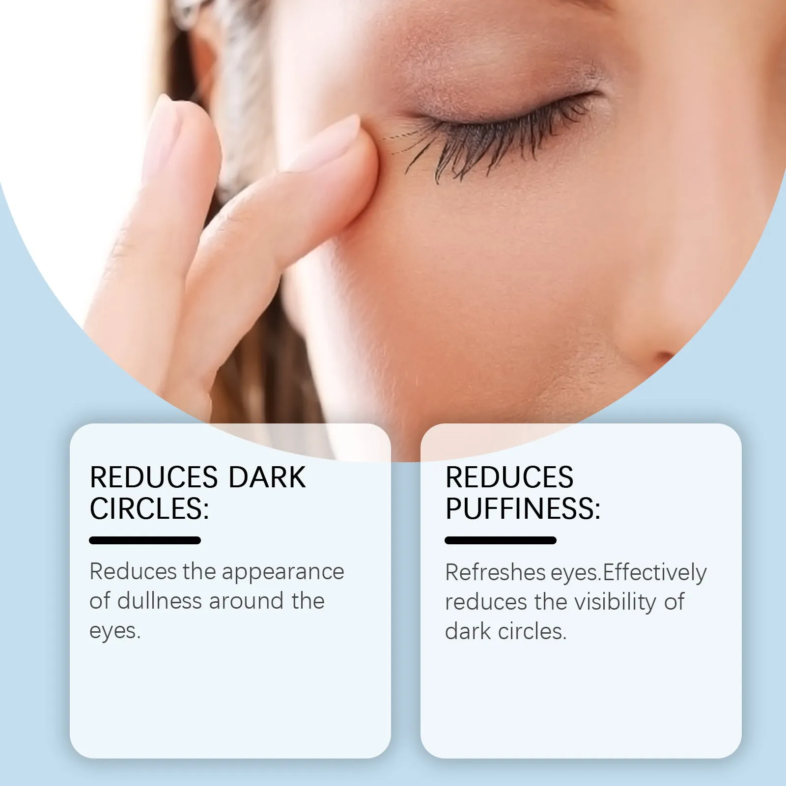 Hyaluronic acid eye mask 8 pairs 3.5x7 cm with collagen and vitamin C