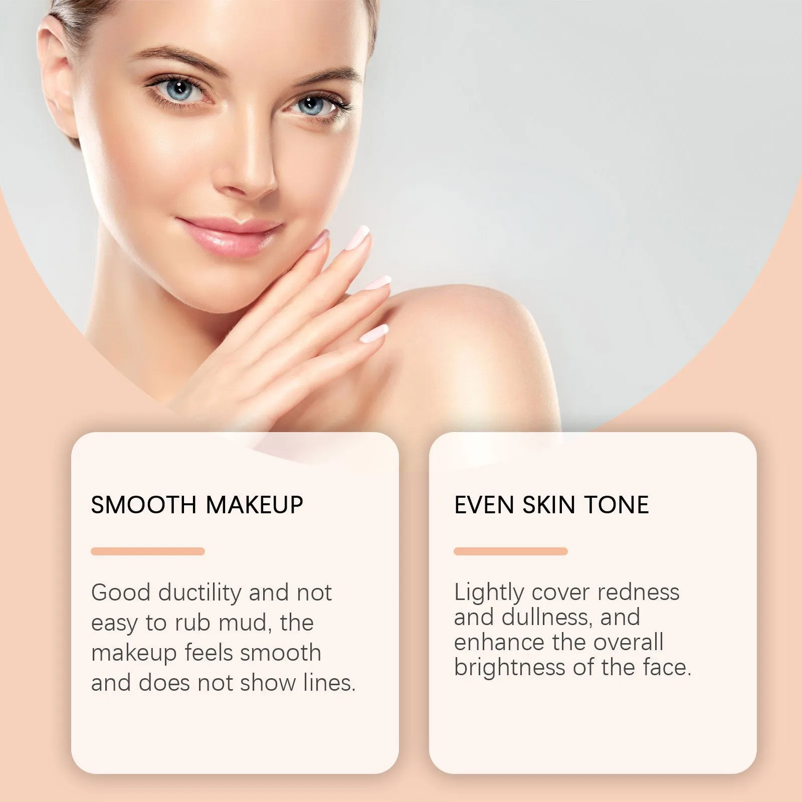 Clear moisturising makeup primer in 30ml bottle with cream texture