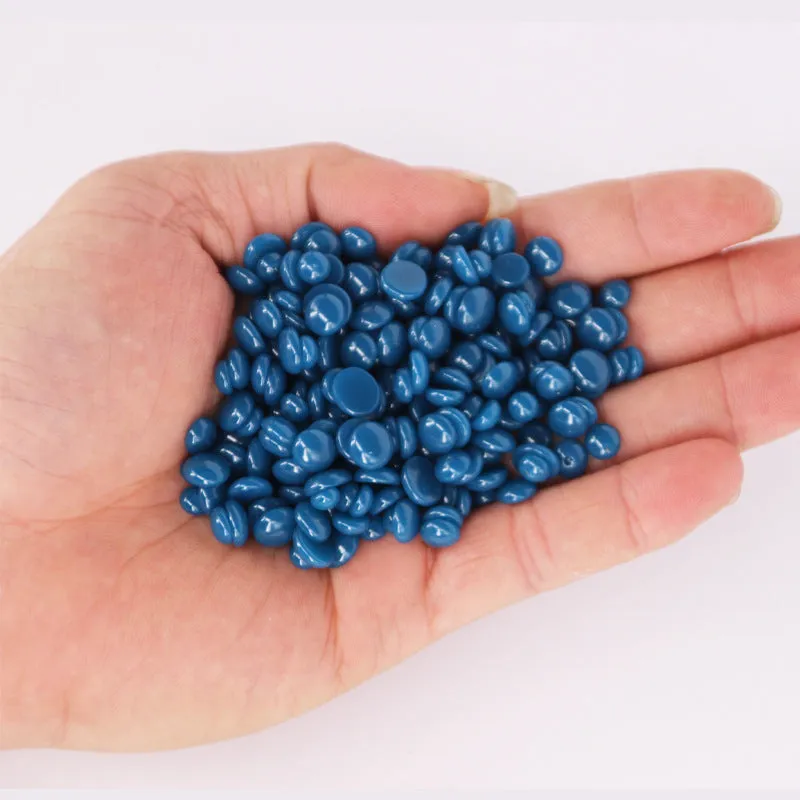 500g solid hard wax granules in a box for paper-free full body hair removal, available in multiple colours