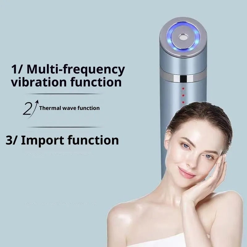 Light blue ultrasonic beauty device for eye lifting and firming with Type C charging and 4 gears