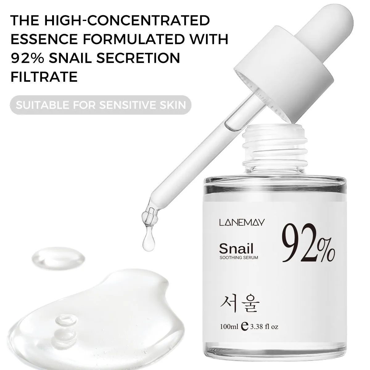 100ml glycerol facial essence moisturising toner bottle for skincare hydration