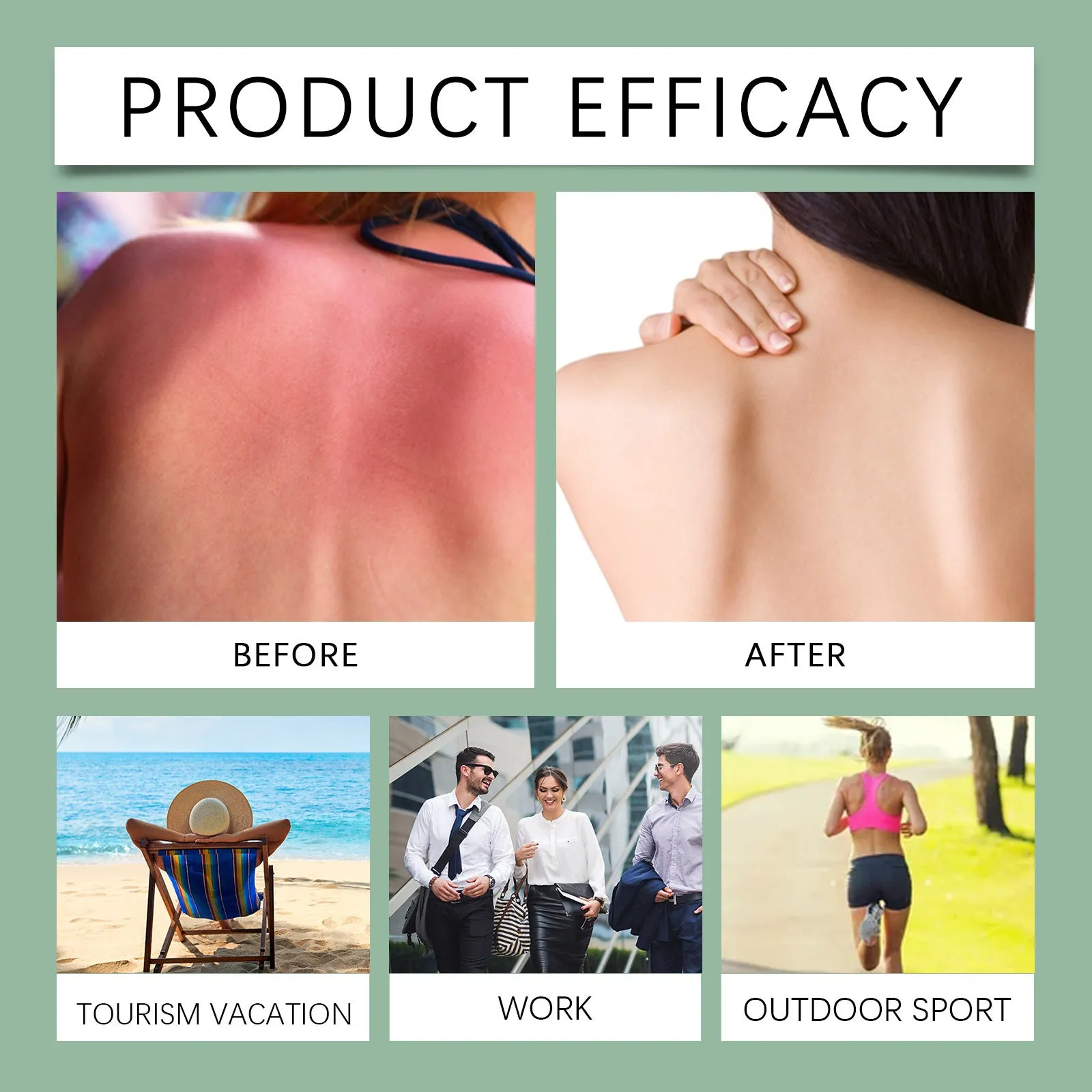 60g tube of SPF 50 sunscreen cream with UV filter protection