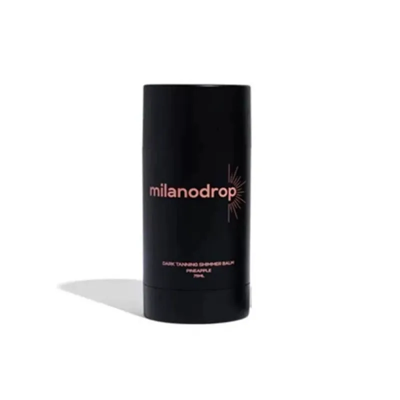 Matte Sun Tanning Black Liquid drops and tanning flash cream set, 50ml and 75ml bottles for sunless tanning.