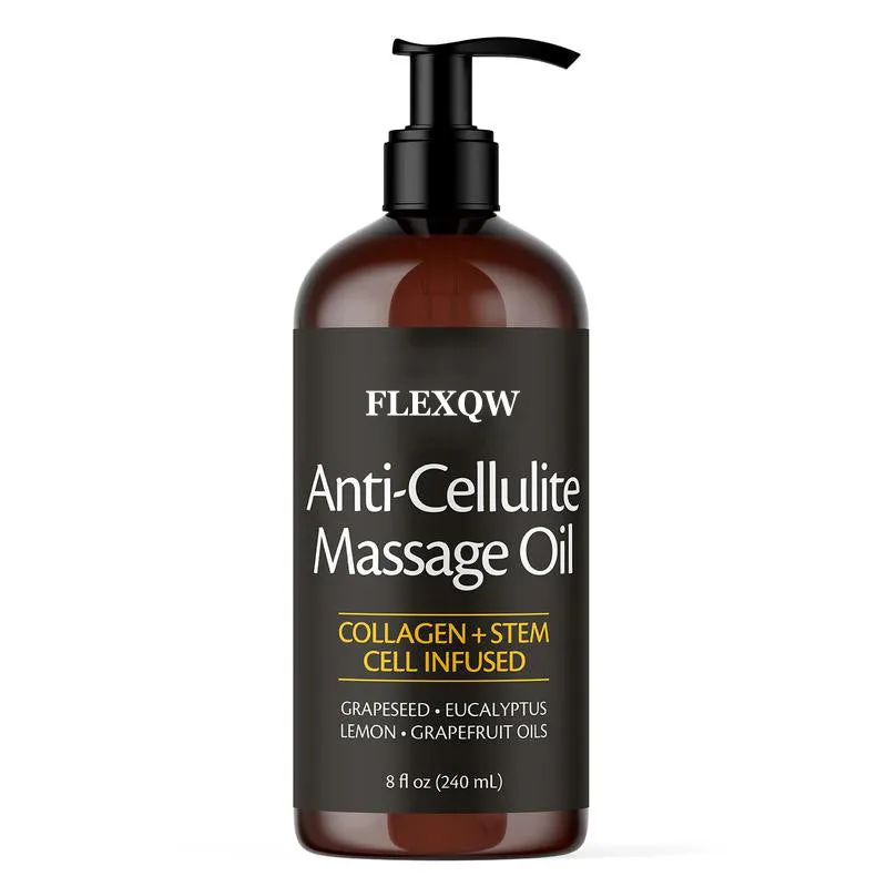 Home Body Firming Massage Oil 240ml bottle with natural oils for women and men