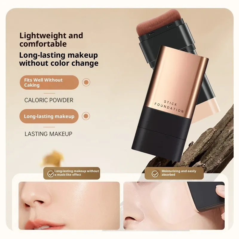 Flawless Water Light Eraser Stick Foundation in bright white and natural colour shades with brush included