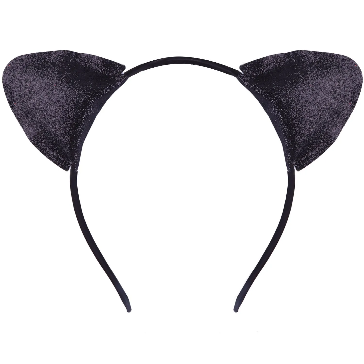 Cat ear colour hair pin for women in round cloth design with gradient colour option