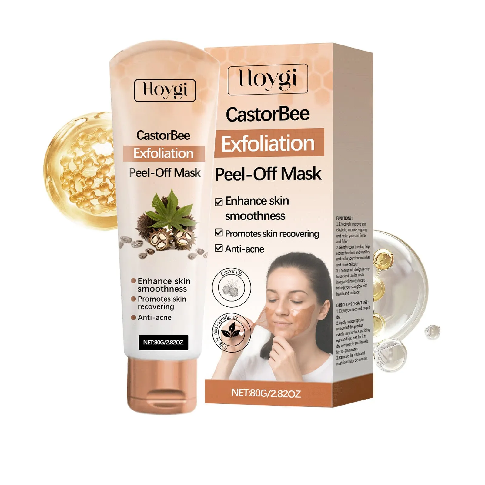 Mild Cutin Tearing Moisturising Hydrating Facial Mask with collagen and bee venom ingredients