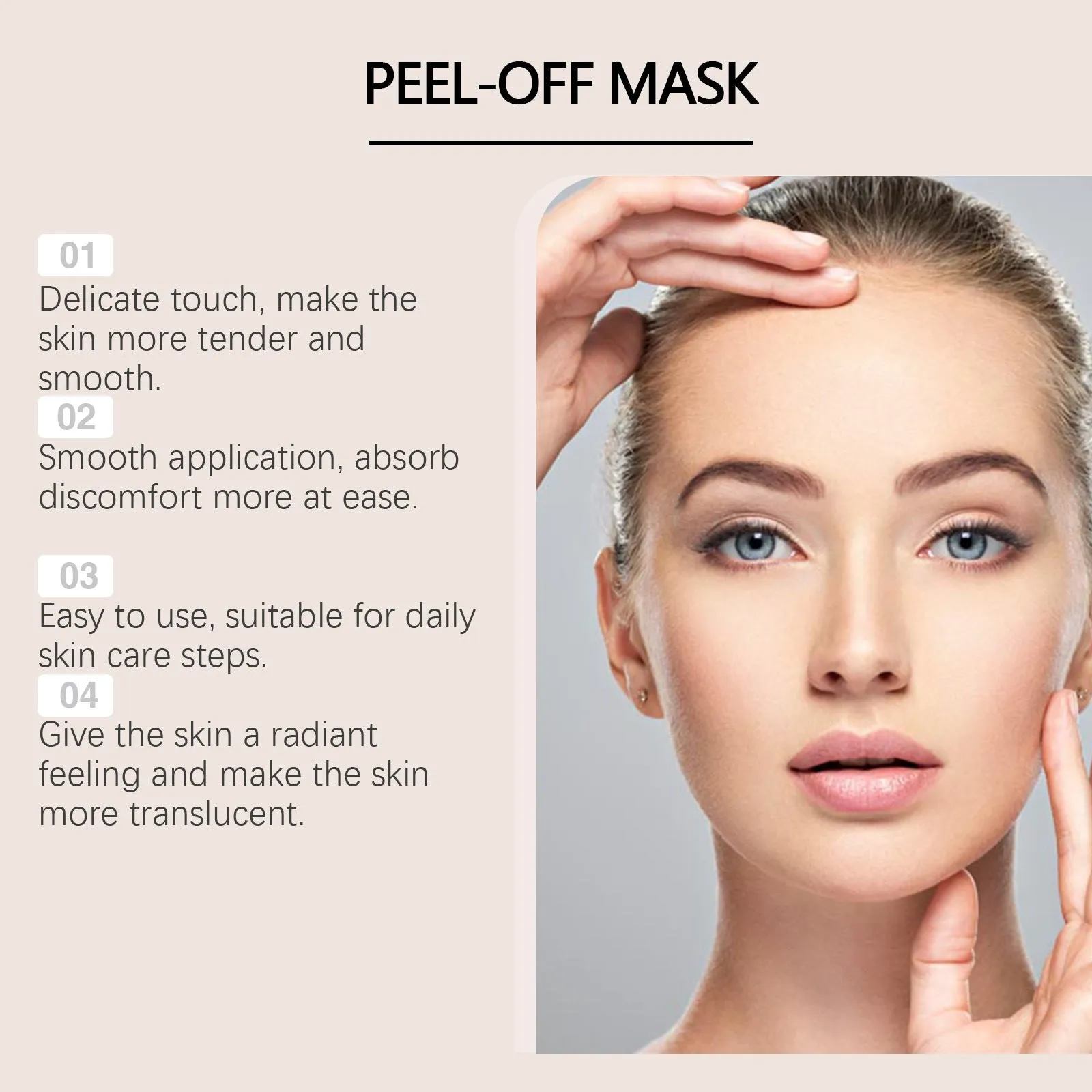 Mild Cutin Tearing Moisturising Hydrating Facial Mask with collagen and bee venom ingredients