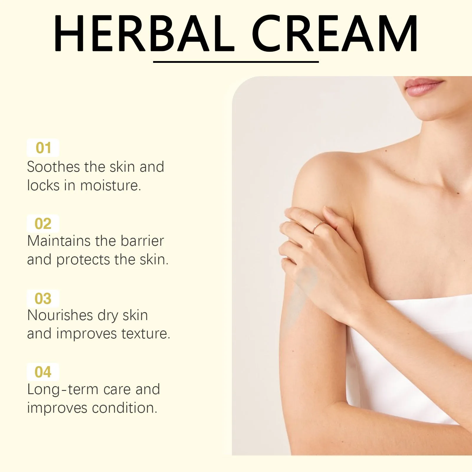 15g tube of herbal soothing moisturising cream with tea tree oil and Centella asiatica